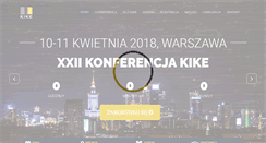 Desktop Screenshot of konferencje.kike.pl